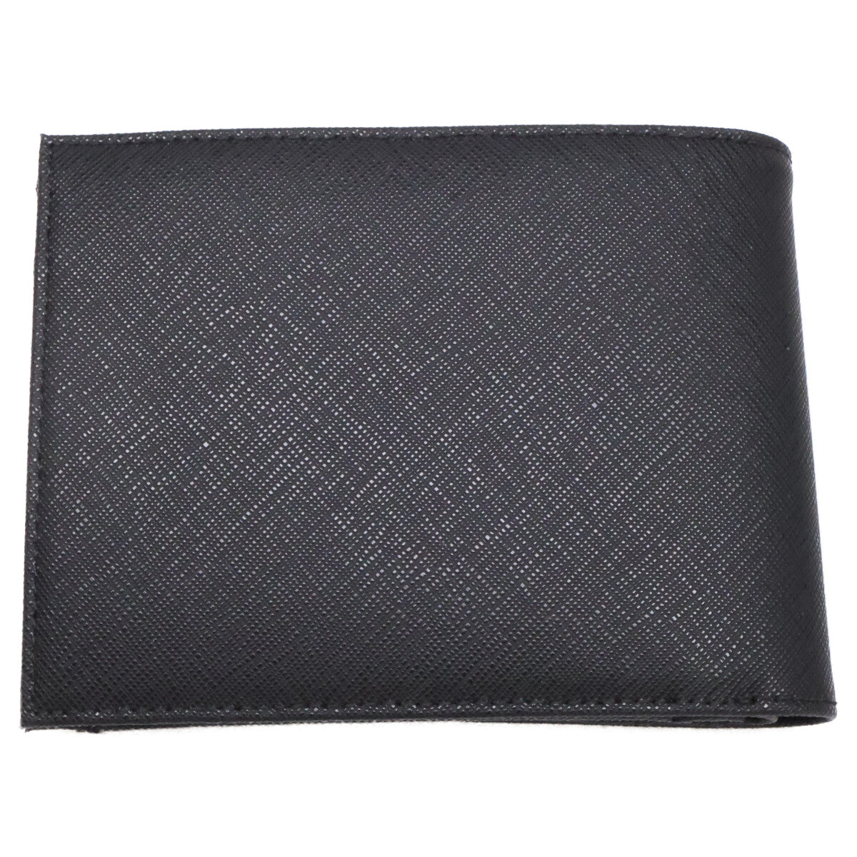 EMPORIOARMANI エンポリオアルマーニ 【新品同様】Y4R165Y138E81072 コインポケットウォレット 再生サフィアーノレザー イーグルプレート付き 二つ折り財布（小銭入れあり）