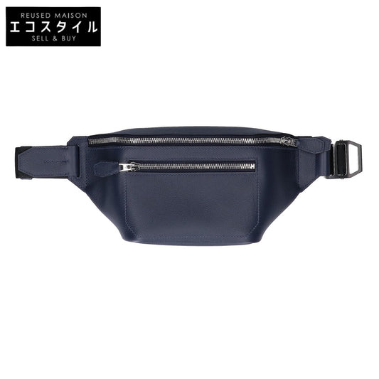 HERMES エルメス W刻印 ネイビー トリヨンクレマンス シティスライド クロスPM ボディバッグ ボディバッグ