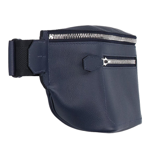 HERMES エルメス W刻印 ネイビー トリヨンクレマンス シティスライド クロスPM ボディバッグ ボディバッグ