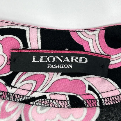 LEONARD レオナール 0159203 カンカン素材 花柄チュニック トップス