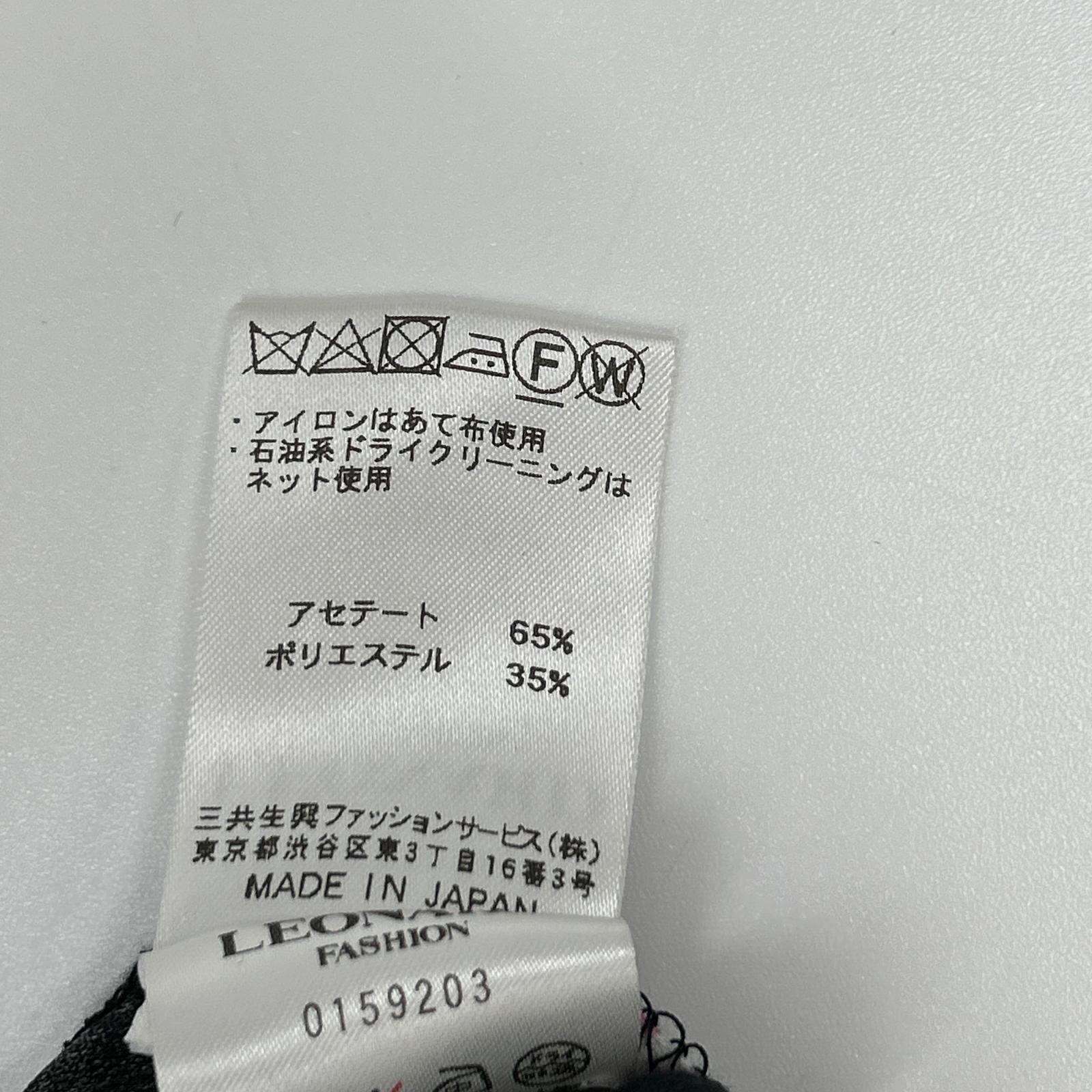 LEONARD レオナール 0159203 カンカン素材 花柄チュニック トップス