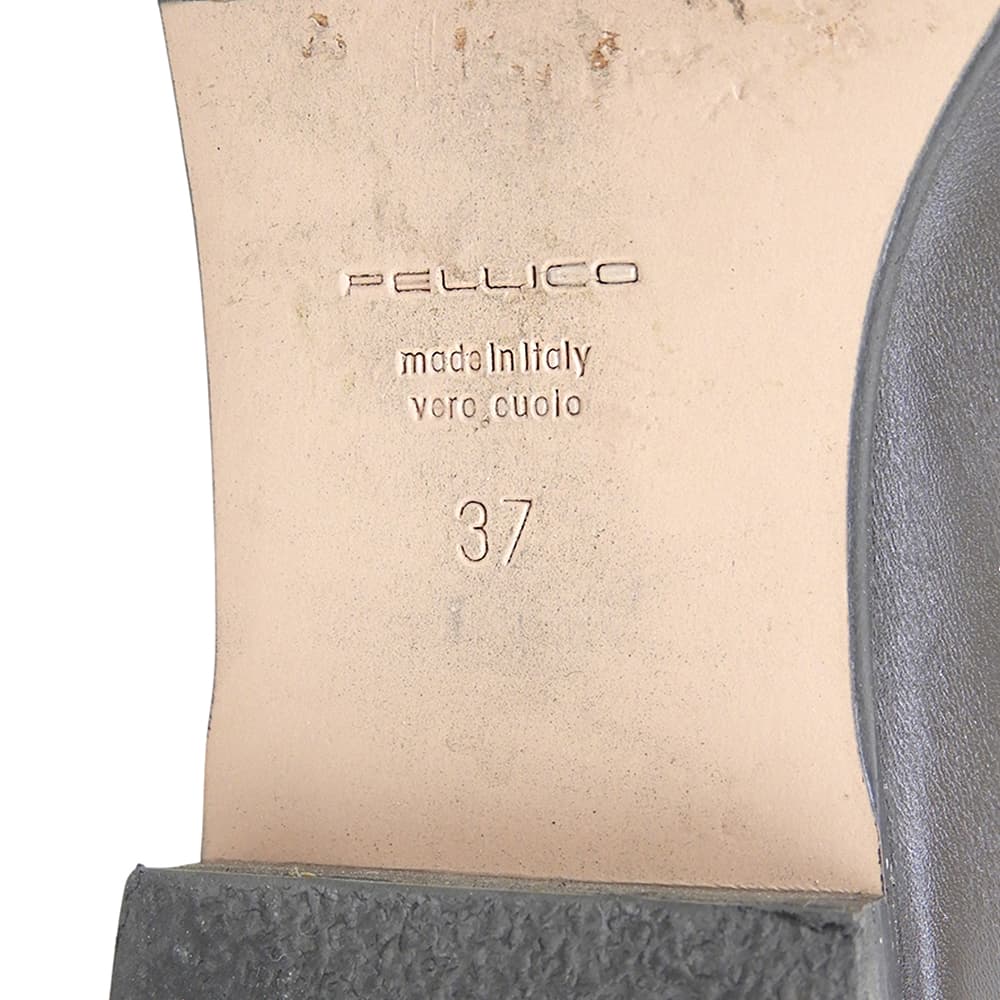 PELLICO ペリーコ 美品 CLIO ANELLI FIBBIA ビットローファー シューズ レディース ブラウン 37 シューズ