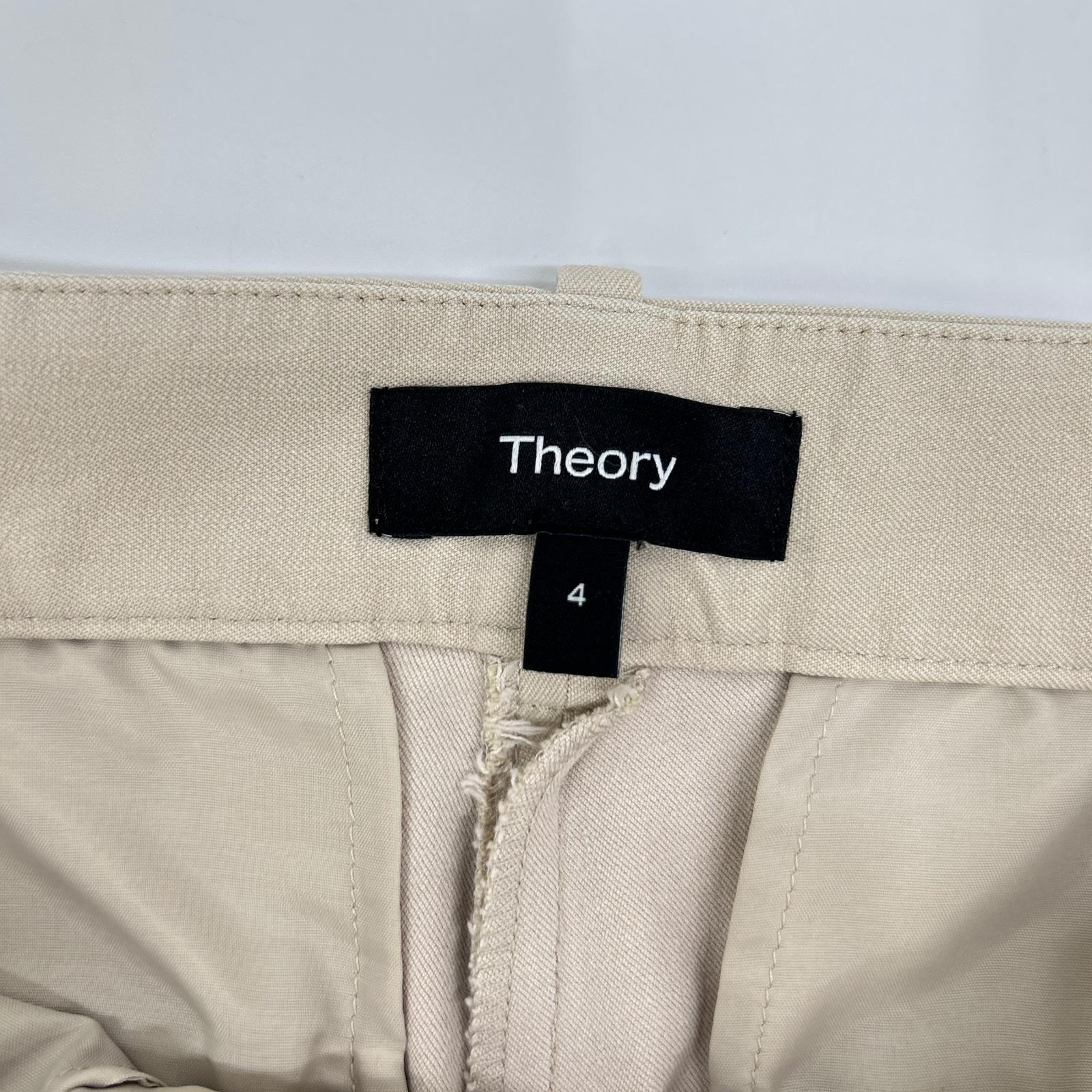 Theory Theory 4106404 24SS Beige Bi-Stretch 3 Torika 2T stretch pants bottoms