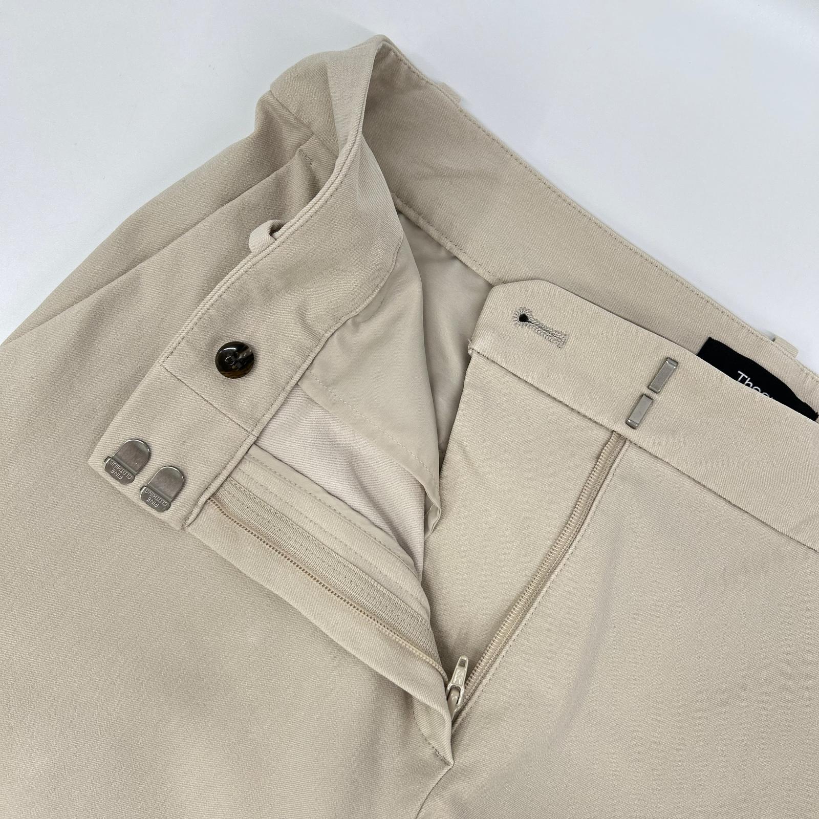 Theory セオリー 4106404 24SS ベージュ ビストレッチ3トリーカ2T ストレッチパンツ ボトムス