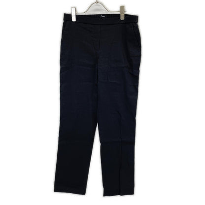 theory luxe セオリーリュクス 4106421 24SS Good Crunch ブラック リネン混パンツ ボトムス