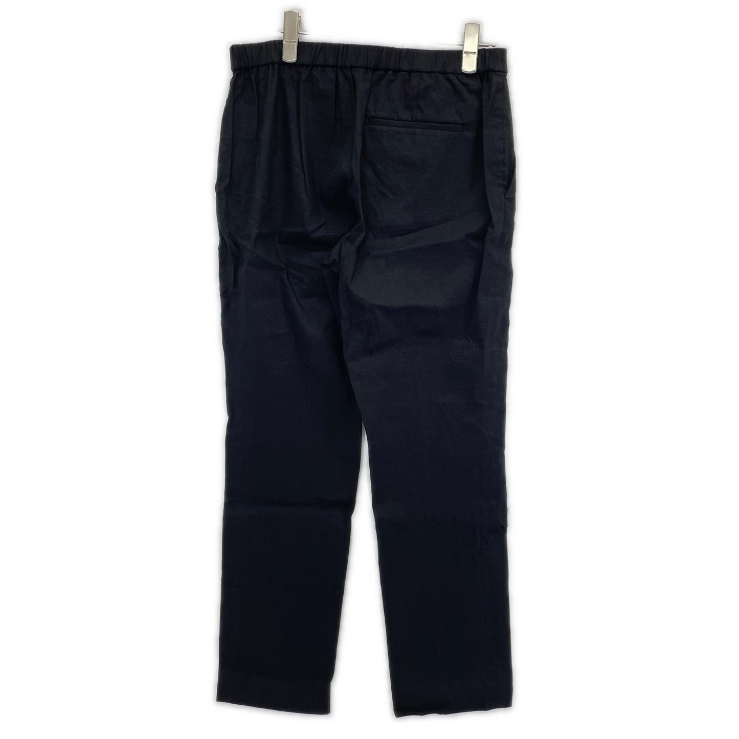theory luxe セオリーリュクス 4106421 24SS Good Crunch ブラック リネン混パンツ ボトムス