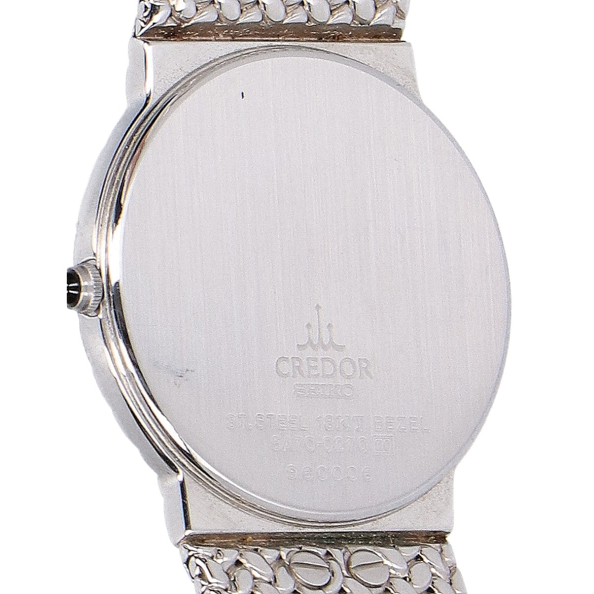 SEIKO CREDOR セイコー クレドール GSWE003 5A70 ST.STEEL 18KT BEZEL サードニクス文字盤 クオーツ 腕時計
