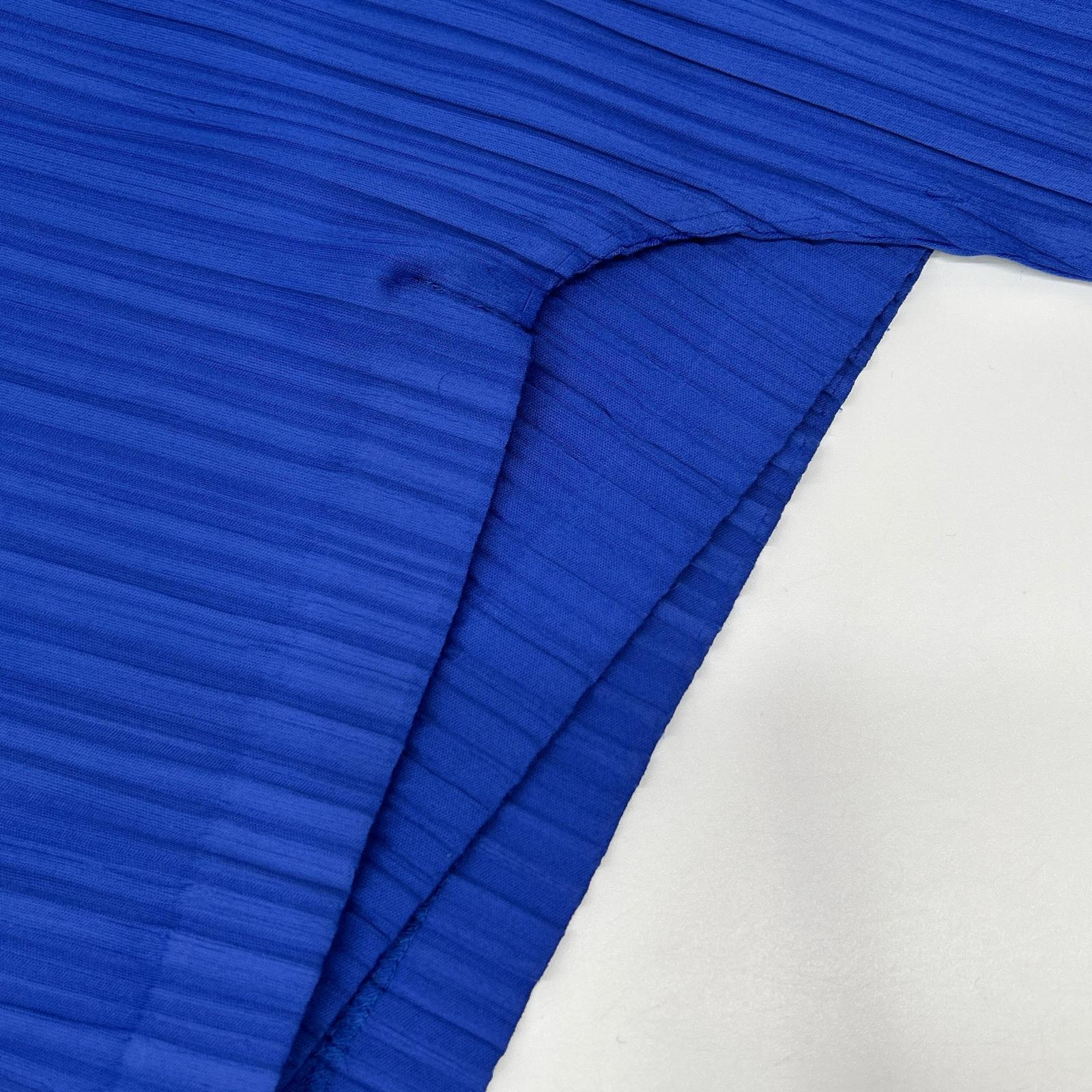 ISSEY MIYAKE イッセイミヤケ JY54259 ブルー 80s 筆タグ プリーツパンツ 変形スカート スカート