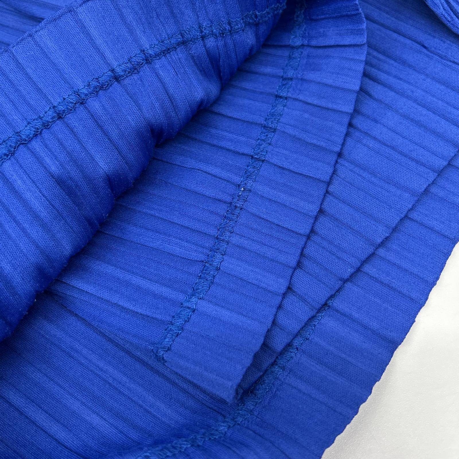 ISSEY MIYAKE イッセイミヤケ JY54259 ブルー 80s 筆タグ プリーツパンツ 変形スカート スカート