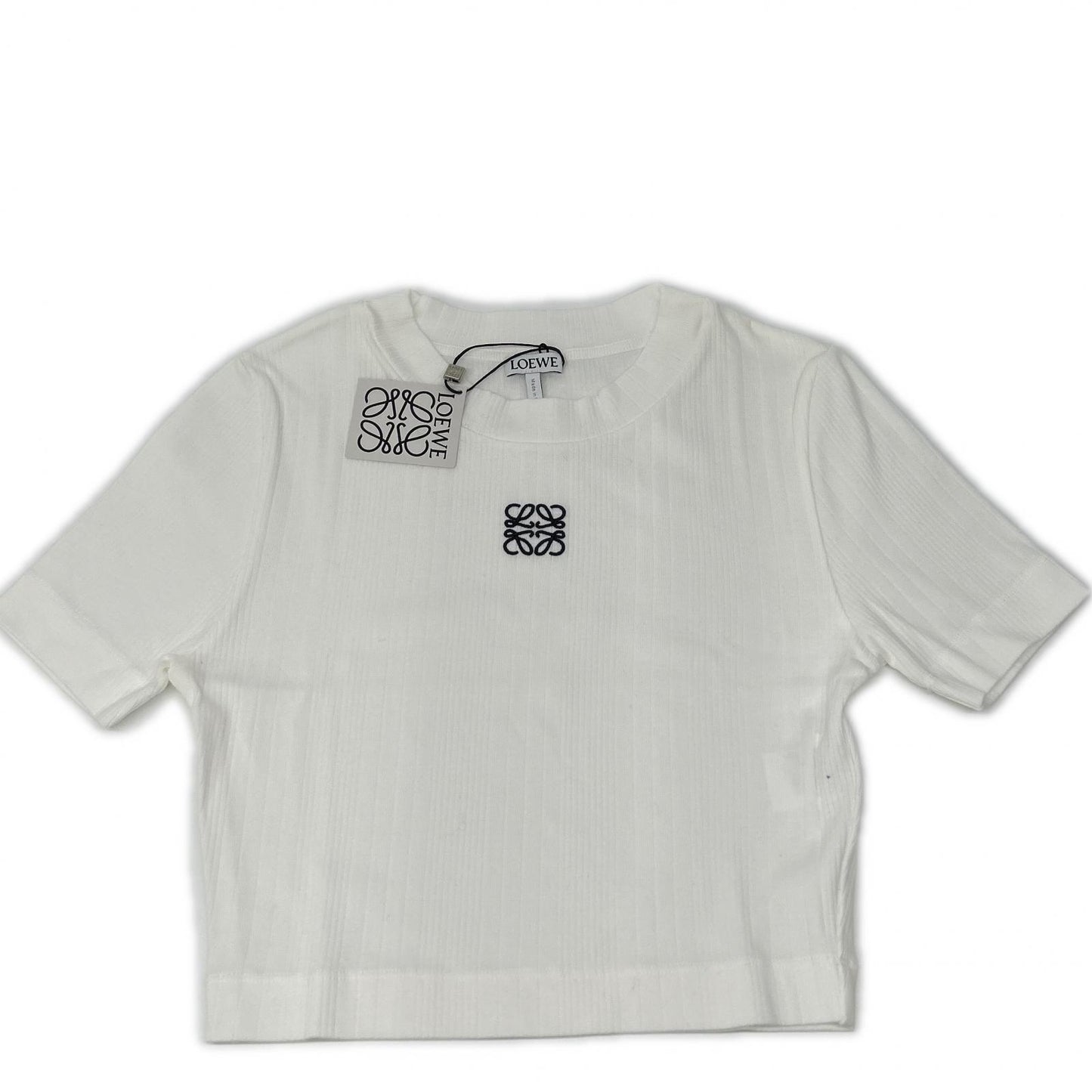 LOEWE ロエベ S540Y07XCD ホワイト アナグラム コットンTシャツ トップス
