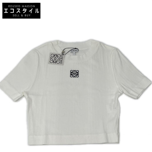 LOEWE ロエベ S540Y07XCD ホワイト アナグラム コットンTシャツ トップス