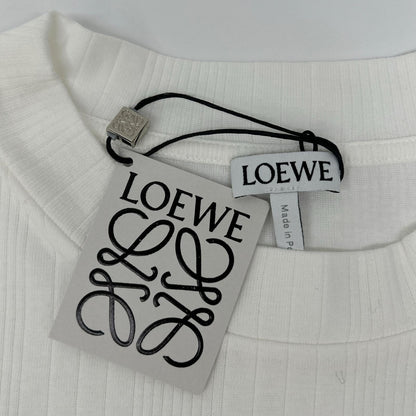 LOEWE ロエベ S540Y07XCD ホワイト アナグラム コットンTシャツ トップス
