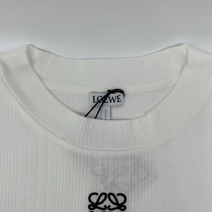 LOEWE ロエベ S540Y07XCD ホワイト アナグラム コットンTシャツ トップス