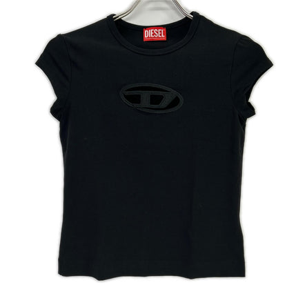 DIESEL ディーゼル ブラック T-Angie 半袖シャツ トップス