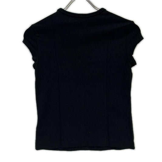 DIESEL ディーゼル ブラック T-Angie 半袖シャツ トップス