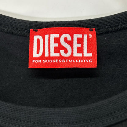 DIESEL ディーゼル ブラック T-Angie 半袖シャツ トップス