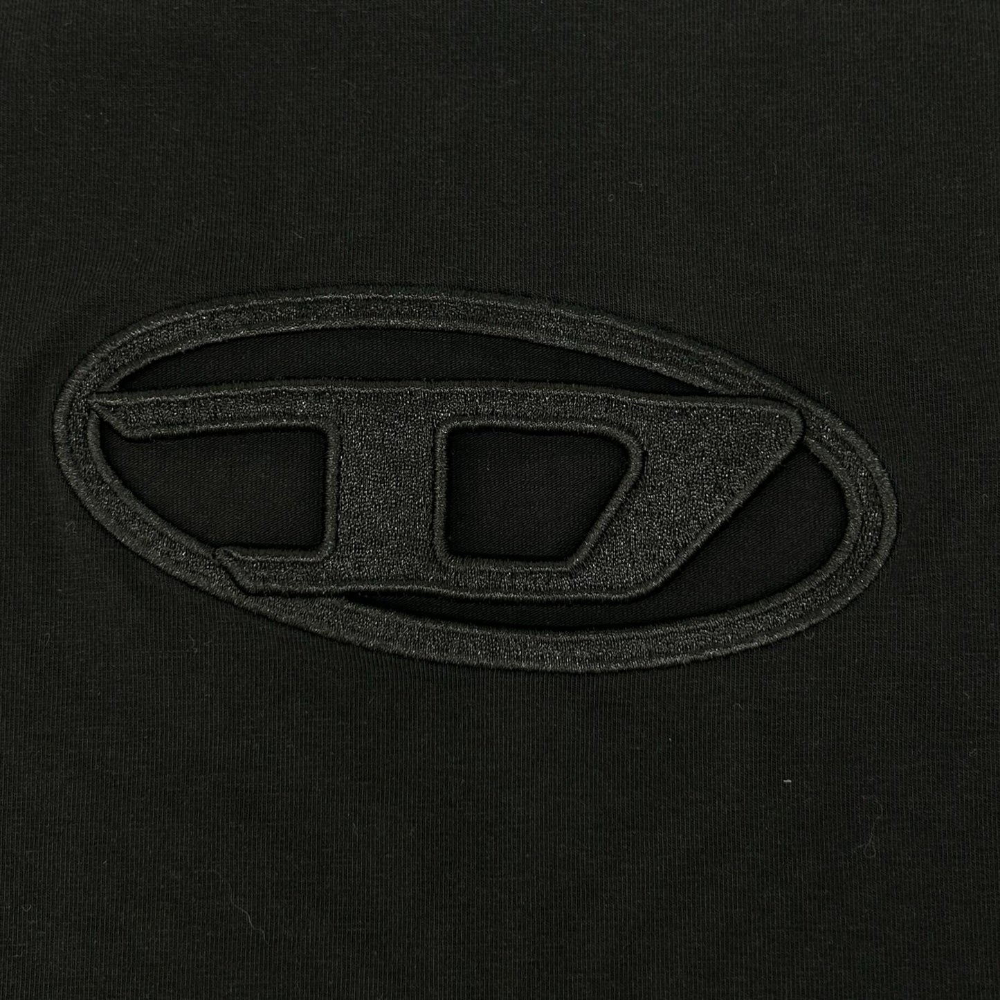 DIESEL ディーゼル ブラック T-Angie 半袖シャツ トップス