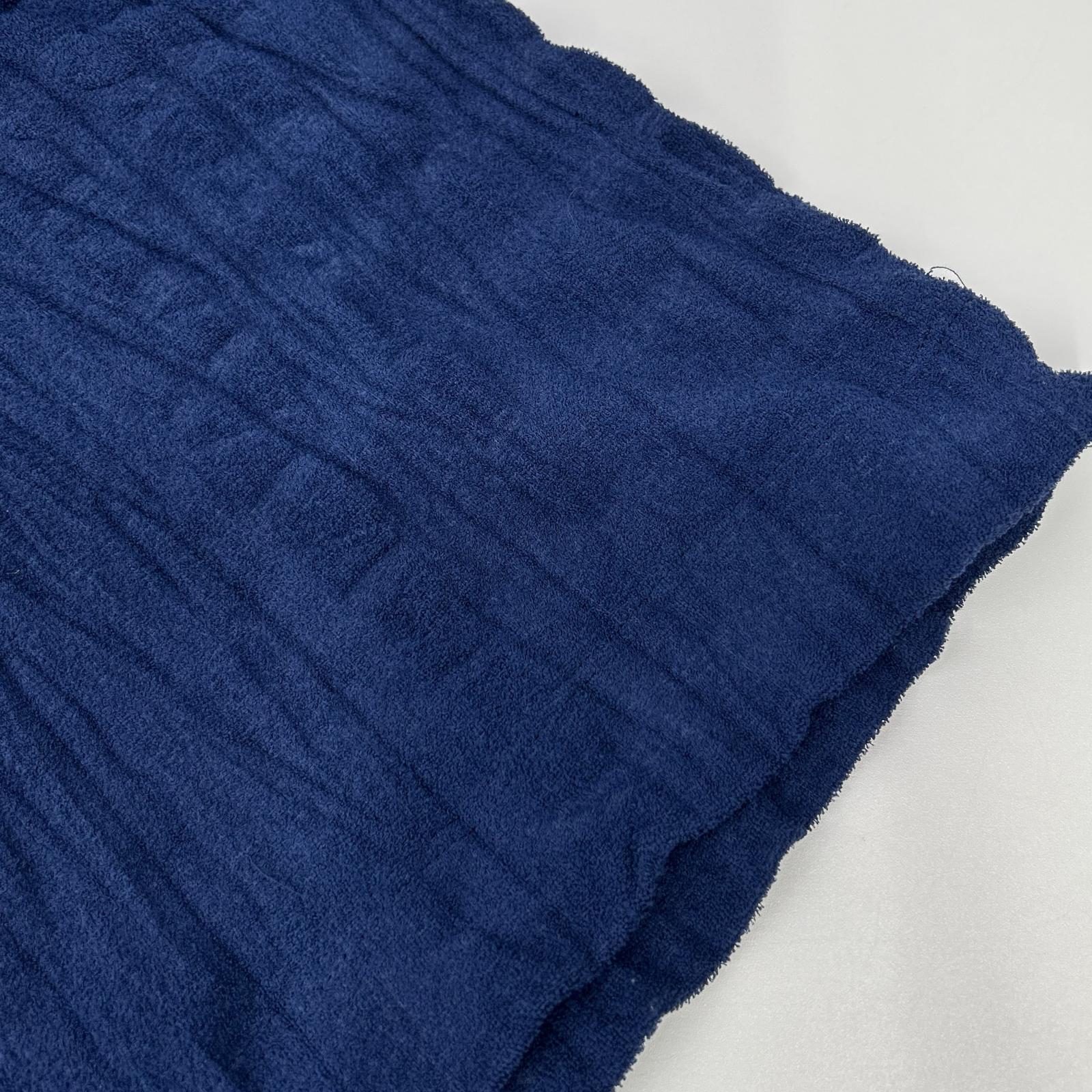 ISSEY MIYAKE MEN イッセイミヤケメン ME71JK079 ブルー パイル地 シワ加工 Tシャツ トップス