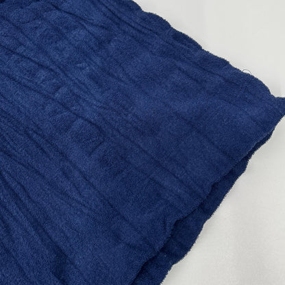 ISSEY MIYAKE MEN イッセイミヤケメン ME71JK079 ブルー パイル地 シワ加工 Tシャツ トップス
