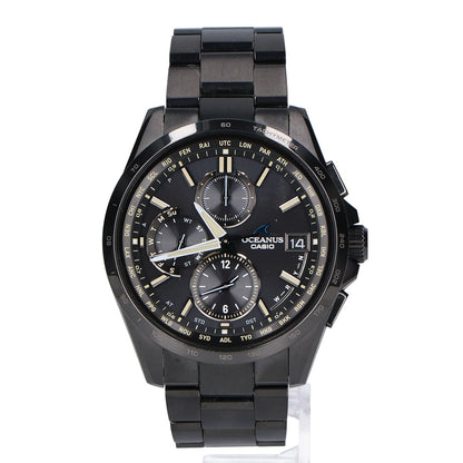 CASIO カシオ 【美品】OCW-T2600JB-1AJF Classic Line OCEANUS オシアナス マルチバンド6 タフソーラー電波 腕時計