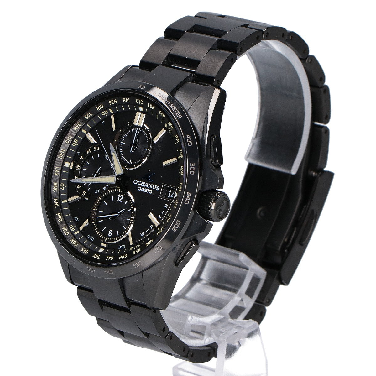 CASIO カシオ 【美品】OCW-T2600JB-1AJF Classic Line OCEANUS オシアナス マルチバンド6 タフソーラー電波 腕時計