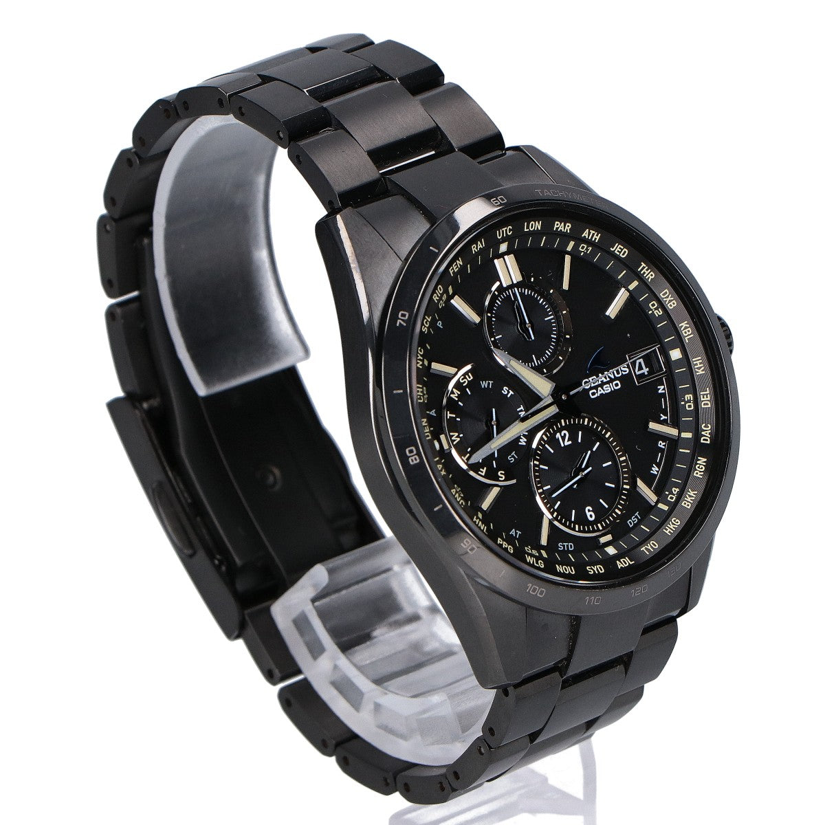 CASIO カシオ 【美品】OCW-T2600JB-1AJF Classic Line OCEANUS オシアナス マルチバンド6 タフソーラー電波 腕時計