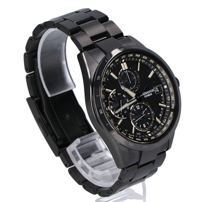 CASIO カシオ 【美品】OCW-T2600JB-1AJF Classic Line OCEANUS オシアナス マルチバンド6 タフソーラー電波 腕時計