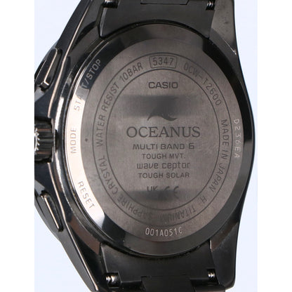 CASIO カシオ 【美品】OCW-T2600JB-1AJF Classic Line OCEANUS オシアナス マルチバンド6 タフソーラー電波 腕時計