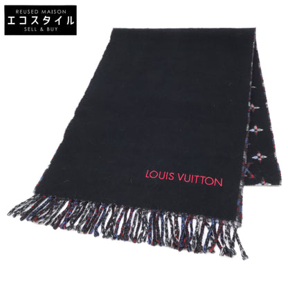 LOUIS VUITTON Louis Vuitton M71346 Écharpe Monogram Gradient Tartan Cashmere Scarf