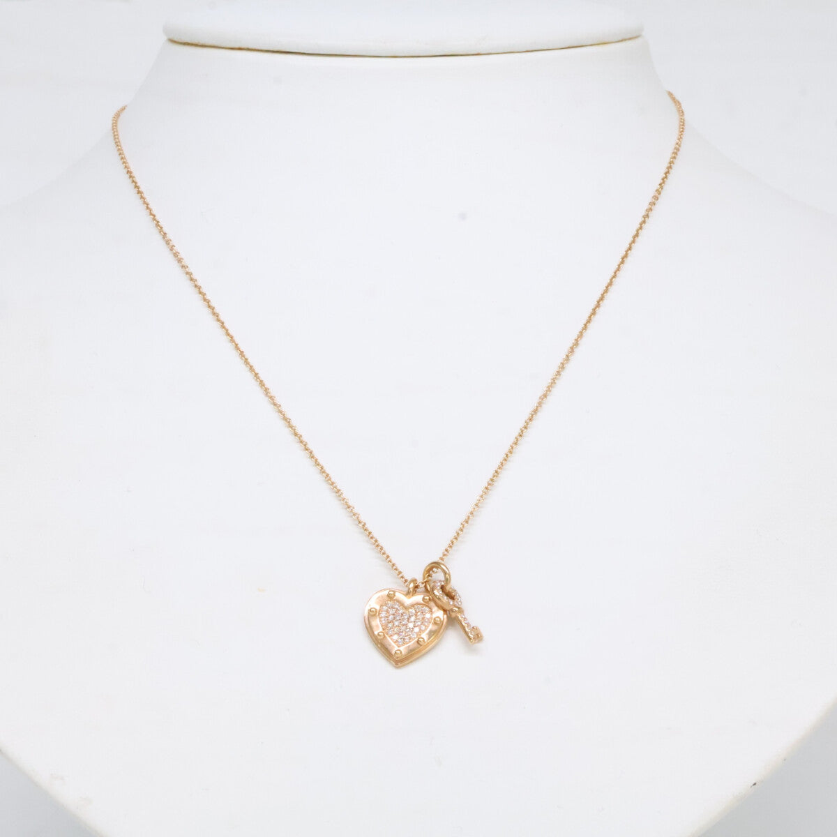 TIFFANY&Co. ティファニー 750 リターントゥラブ ハートタグキー ダイヤモンド ネックレス