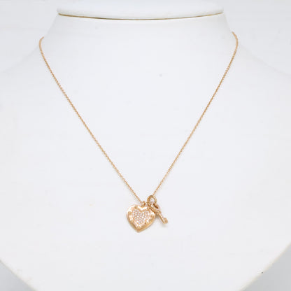 TIFFANY&Co. ティファニー 750 リターントゥラブ ハートタグキー ダイヤモンド ネックレス