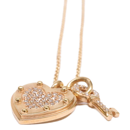 TIFFANY&Co. ティファニー 750 リターントゥラブ ハートタグキー ダイヤモンド ネックレス