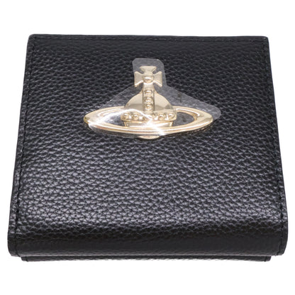 VivienneWestwood ヴィヴィアンウエストウッド 【新品同様】オーブ がま口 レザー 二つ折り財布 二つ折り財布（小銭入れあり）