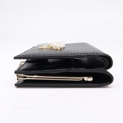 VivienneWestwood ヴィヴィアンウエストウッド 【新品同様】オーブ がま口 レザー 二つ折り財布 二つ折り財布（小銭入れあり）