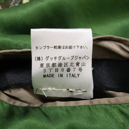 GUCCI グッチ 国内正規 110494 Z6070 2003年 トムフォード期 花・蝶・鳥 刺繍 スカジャン リバーシブル スーベニアジャケット ジャケット