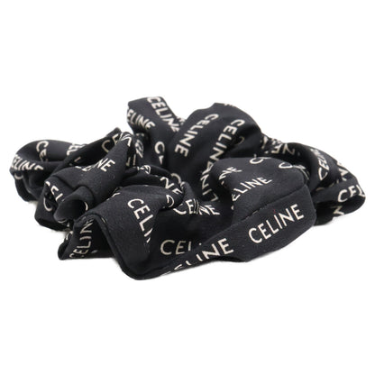 CELINE セリーヌ CELINE レイユール シュシュ / シルク＆ゴールドフィニッシュ ブラス ヘアアクセサリー