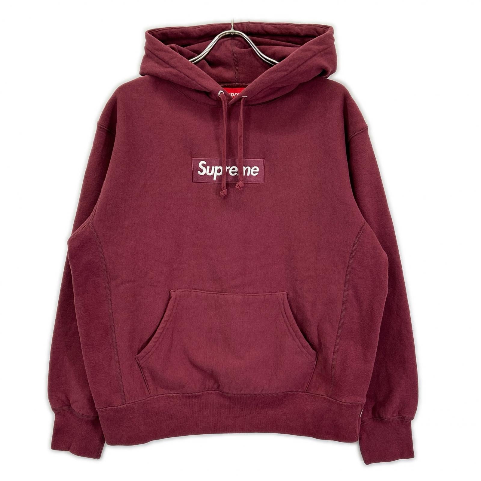 Supreme シュプリーム 21FW ボルドー Box Logo Hooded Sweatshirt Plum パーカー トップス