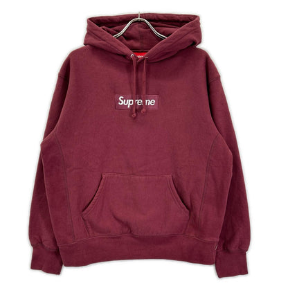 Supreme シュプリーム 21FW ボルドー Box Logo Hooded Sweatshirt Plum パーカー トップス