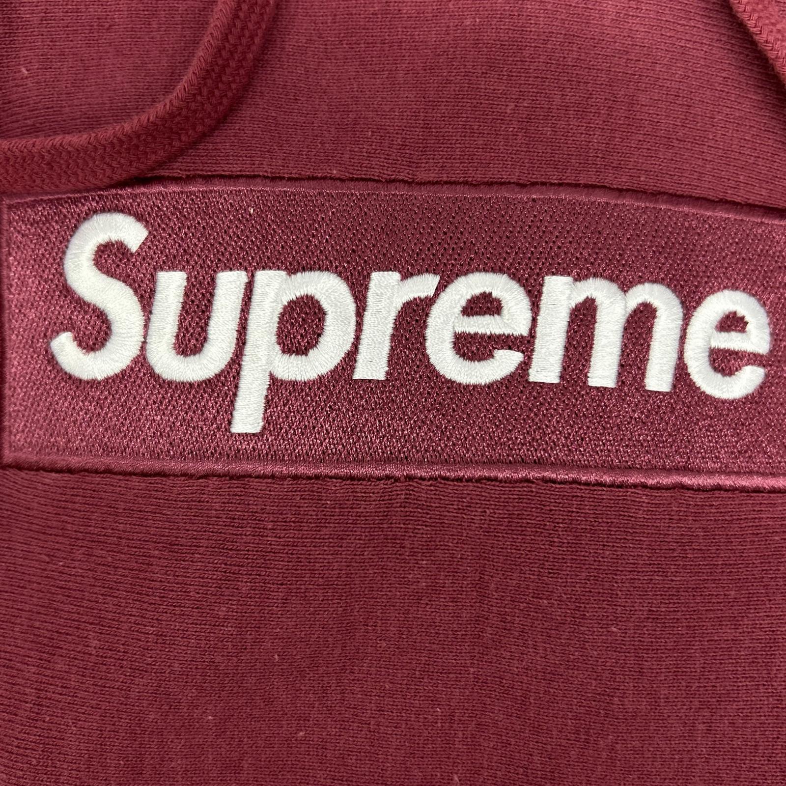 Supreme シュプリーム 21FW ボルドー Box Logo Hooded Sweatshirt Plum パーカー トップス