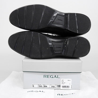REGAL リーガル 美品 GORE-TEX レザー レースアップ スニーカー シューズ メンズ 黒 ブラック 25cm 70CL シューズ