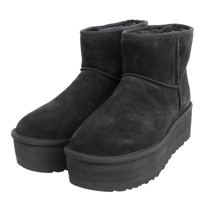 UGG アグ 美品 クラシックミニプラットフォームブーツ シューズ メンズ ブラック 26cm 1134991 シューズ