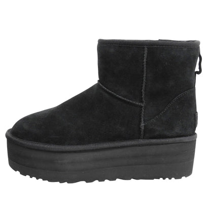 UGG アグ 美品 クラシックミニプラットフォームブーツ シューズ メンズ ブラック 26cm 1134991 シューズ