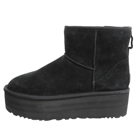 UGG アグ 美品 クラシックミニプラットフォームブーツ シューズ メンズ ブラック 26cm 1134991 シューズ