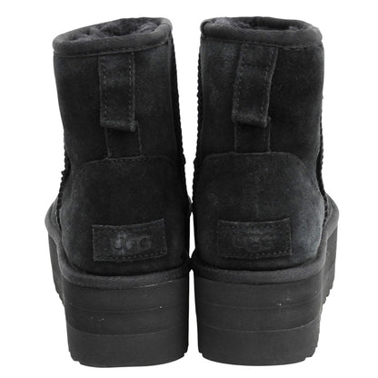 UGG アグ 美品 クラシックミニプラットフォームブーツ シューズ メンズ ブラック 26cm 1134991 シューズ