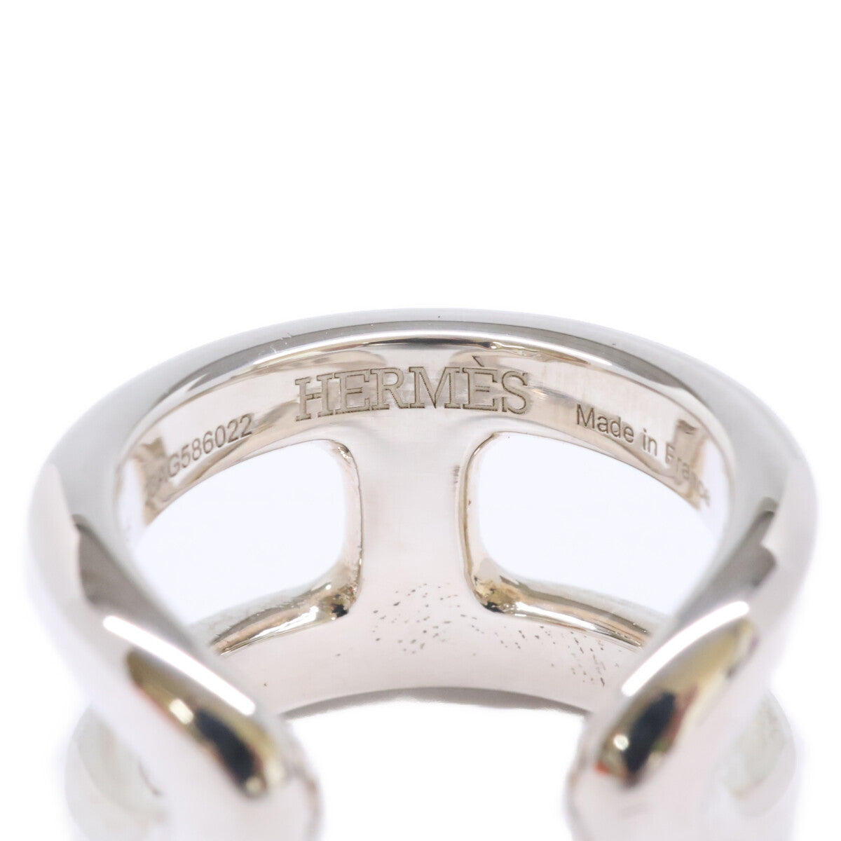 HERMES エルメス 美品 Ag925 オスモズPM リング 指輪