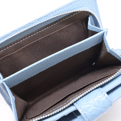 GUODI グォディ 【新品同様】クロコダイルレザー 二つ折り財布（小銭入れあり） 二つ折り財布（小銭入れあり）