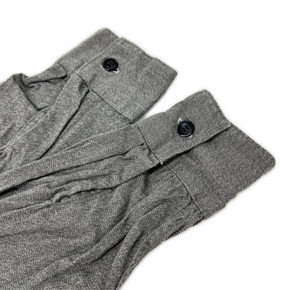 COMOLI コモリ 22SS V01-02020 チャコール コットン ヨリ杢 オープンカラーシャツ トップス