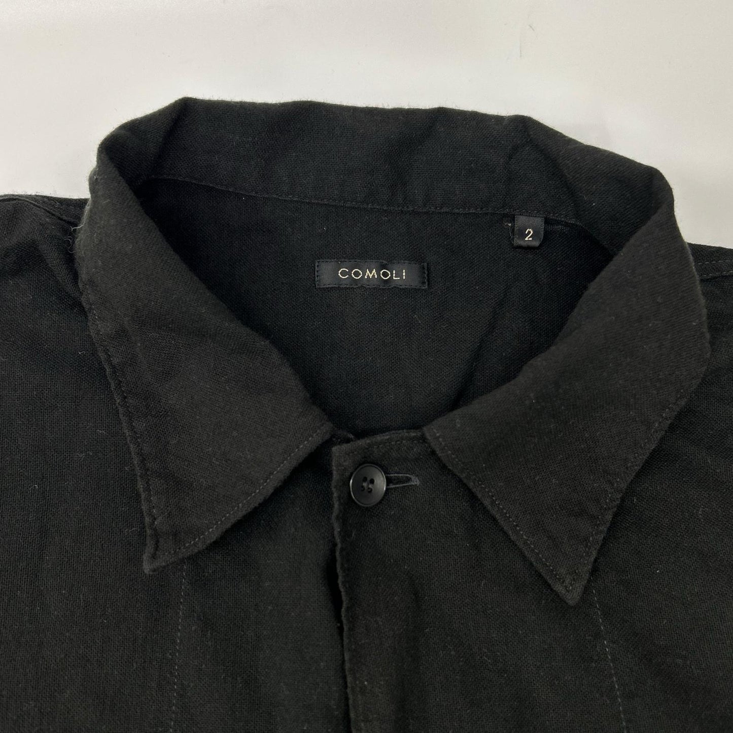 COMOLI コモリ V01-02016 空紡オックス CPOシャツ トップス