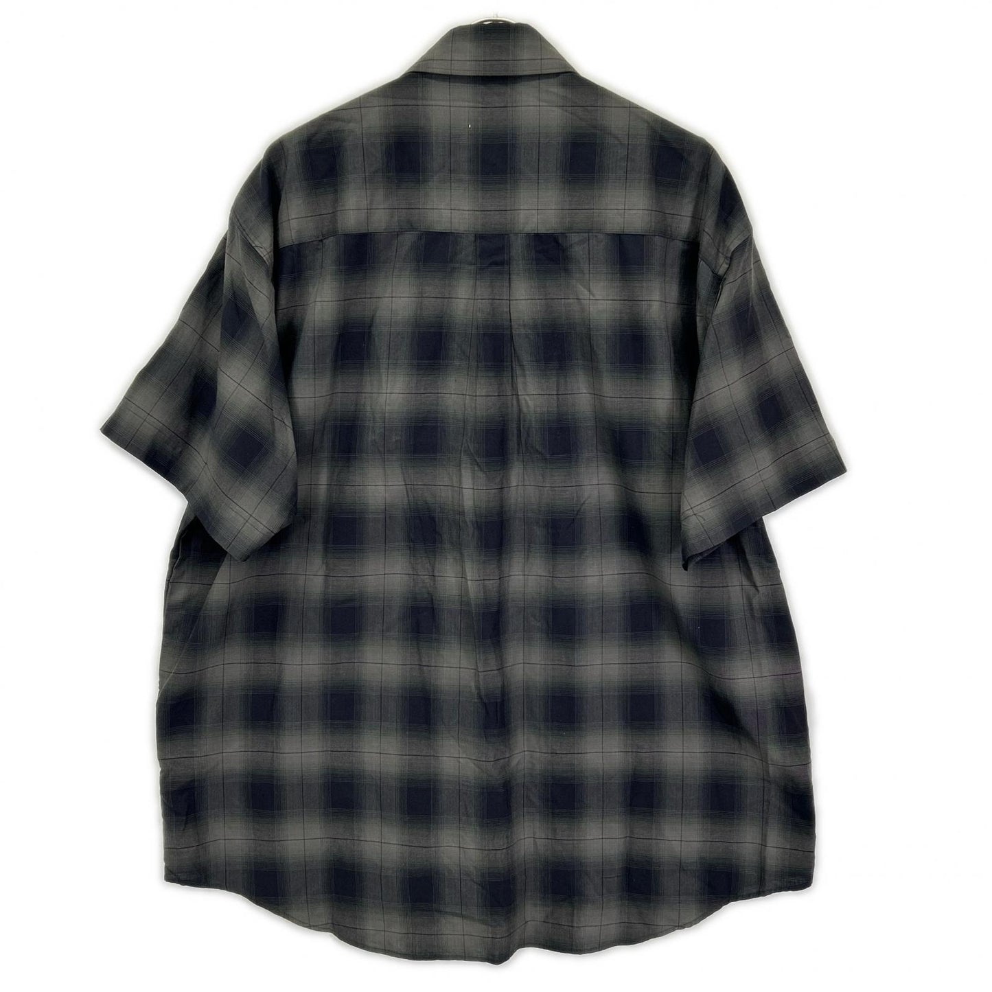 ssstein/stein シュタイン ST.548-3 OMBRE CHECK OVERSIZED SS SHIRT オンブレチェック 半袖シャツ トップス