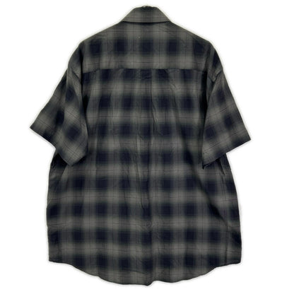 ssstein/stein シュタイン ST.548-3 OMBRE CHECK OVERSIZED SS SHIRT オンブレチェック 半袖シャツ トップス